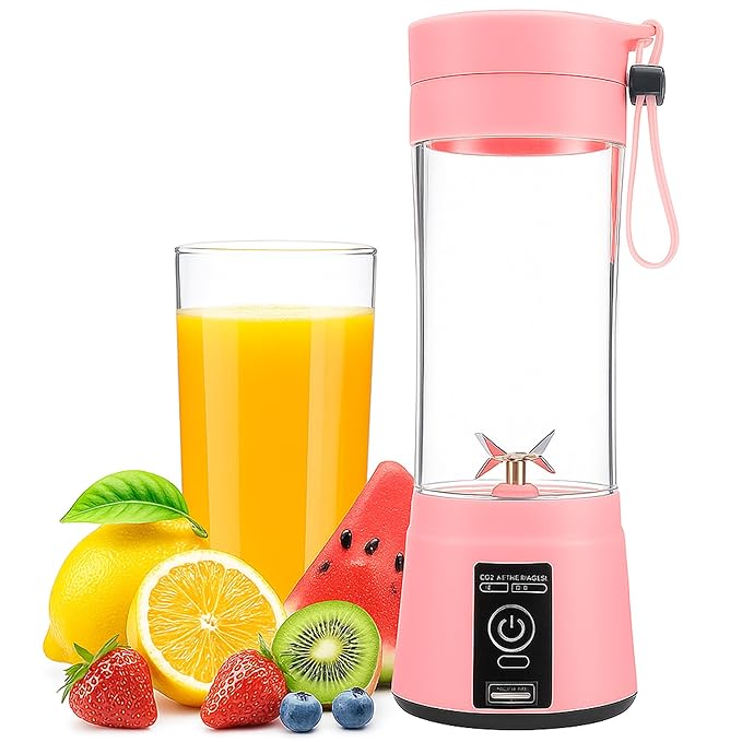 Portable Personal Smoothie Blender - Pink